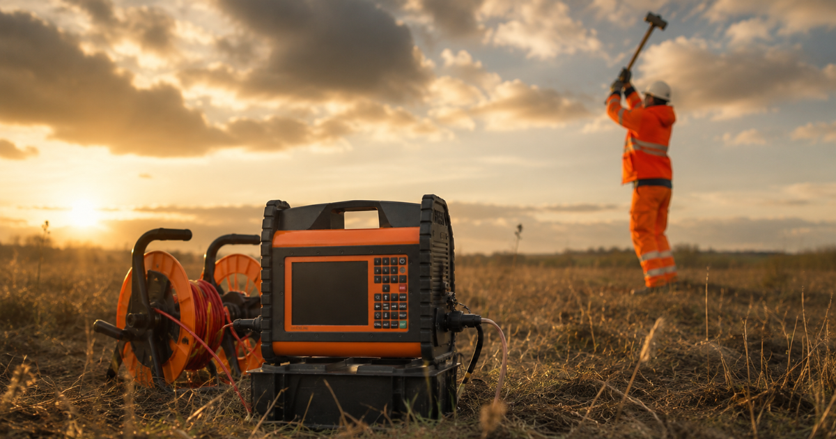 Seismic Survey เครื่องมือสำรวจธรณีฟิสิกส์วัดคลื่นไหวสะเทือน